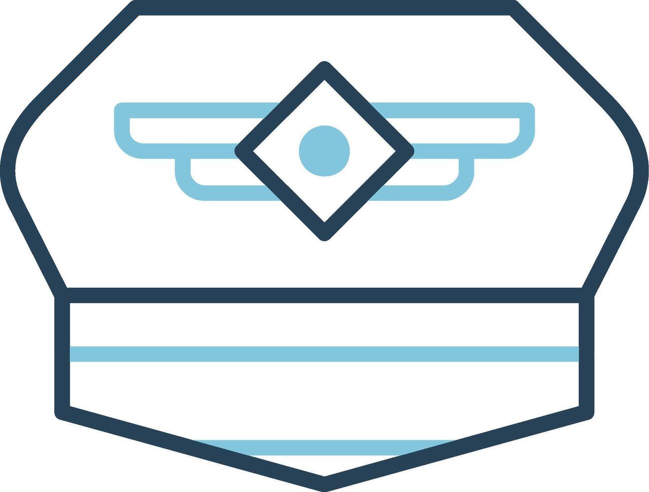 Pilot Hat Vector Icon