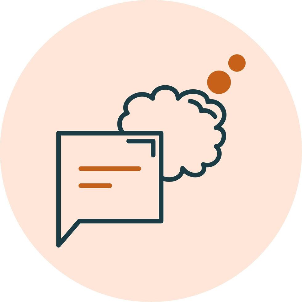 Thinking Vector Icon