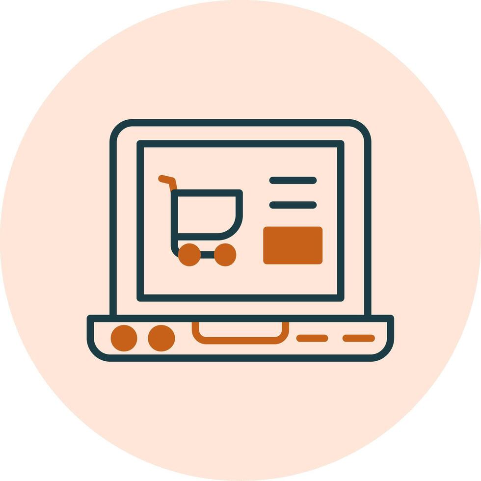 Online Shopping Vector Icon