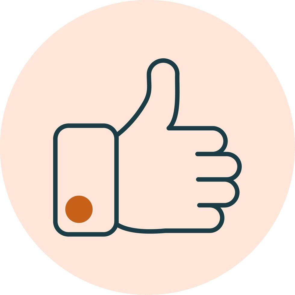 Thumbs Up Vector Icon