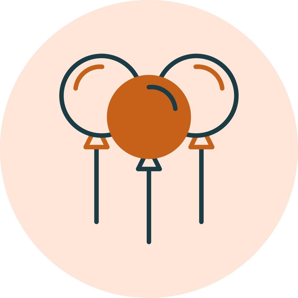 Balloons Vector Icon