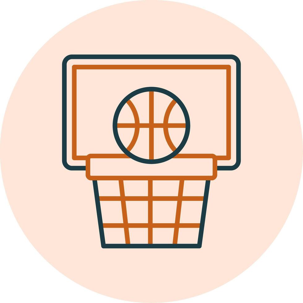 icono de vector de baloncesto