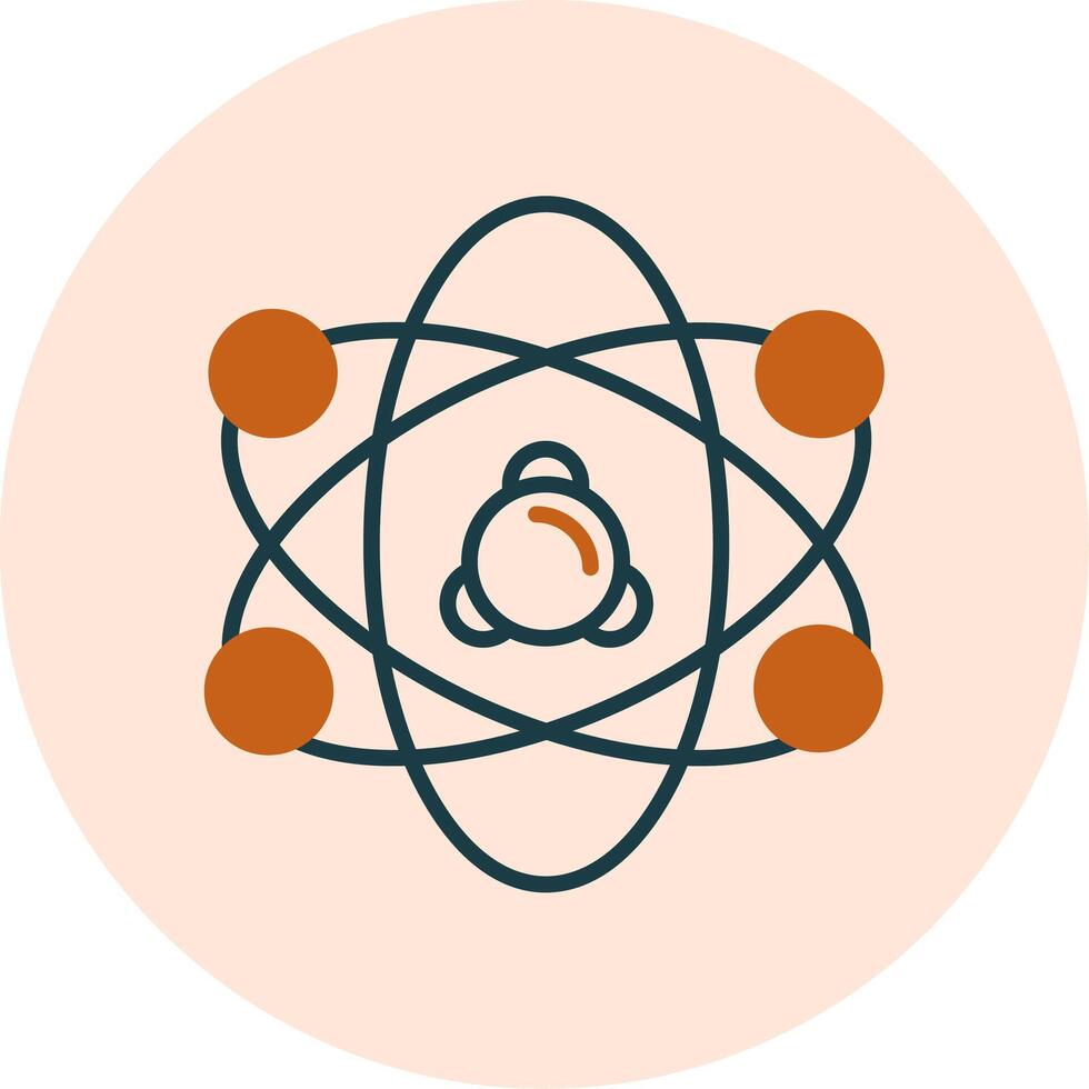 icono de vector nuclear