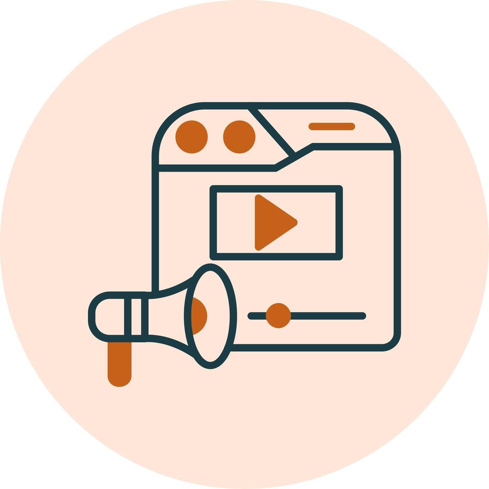 Video Marketing Vector Icon