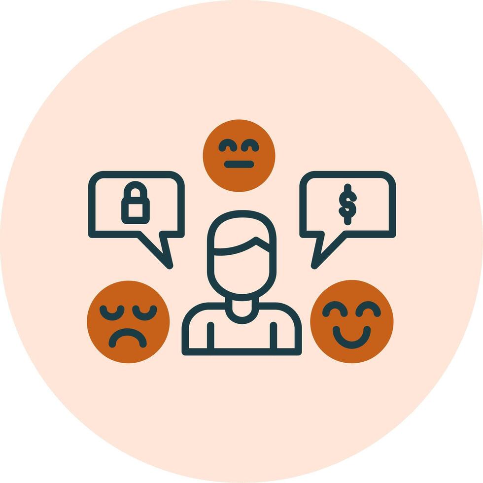 Customer Behavior Vector Icon