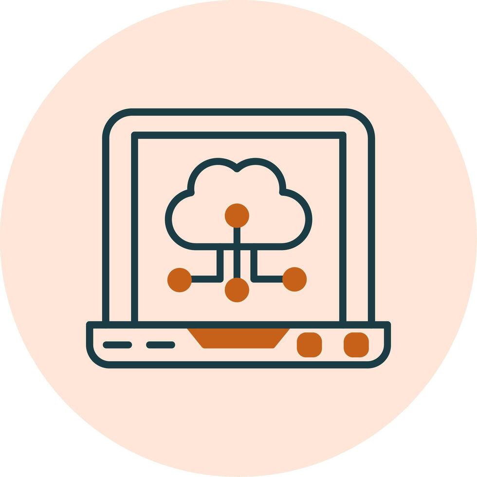 Cloud Computing Vector Icon