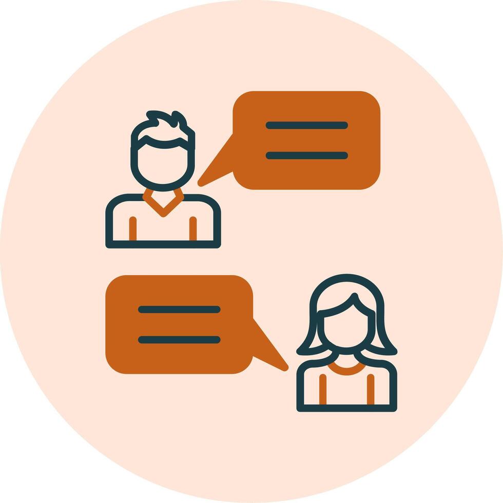 Conversation Vector Icon