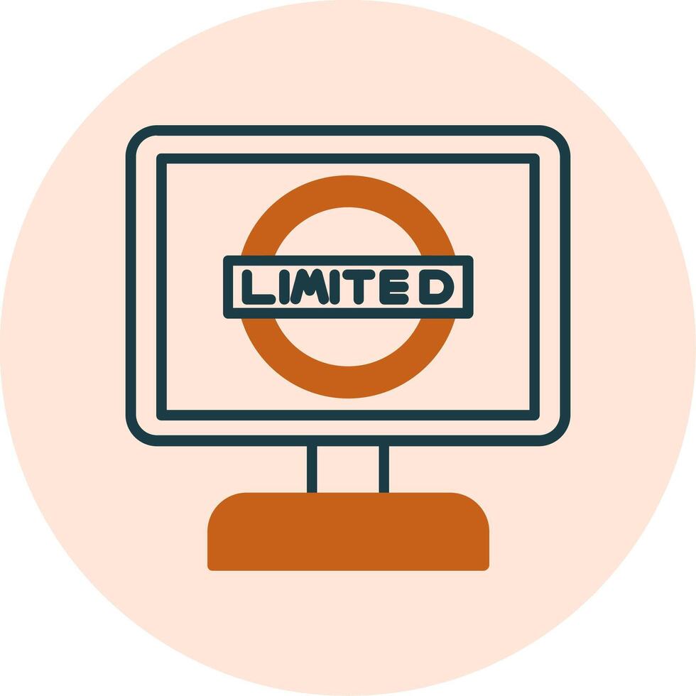 Limited Vector Icon