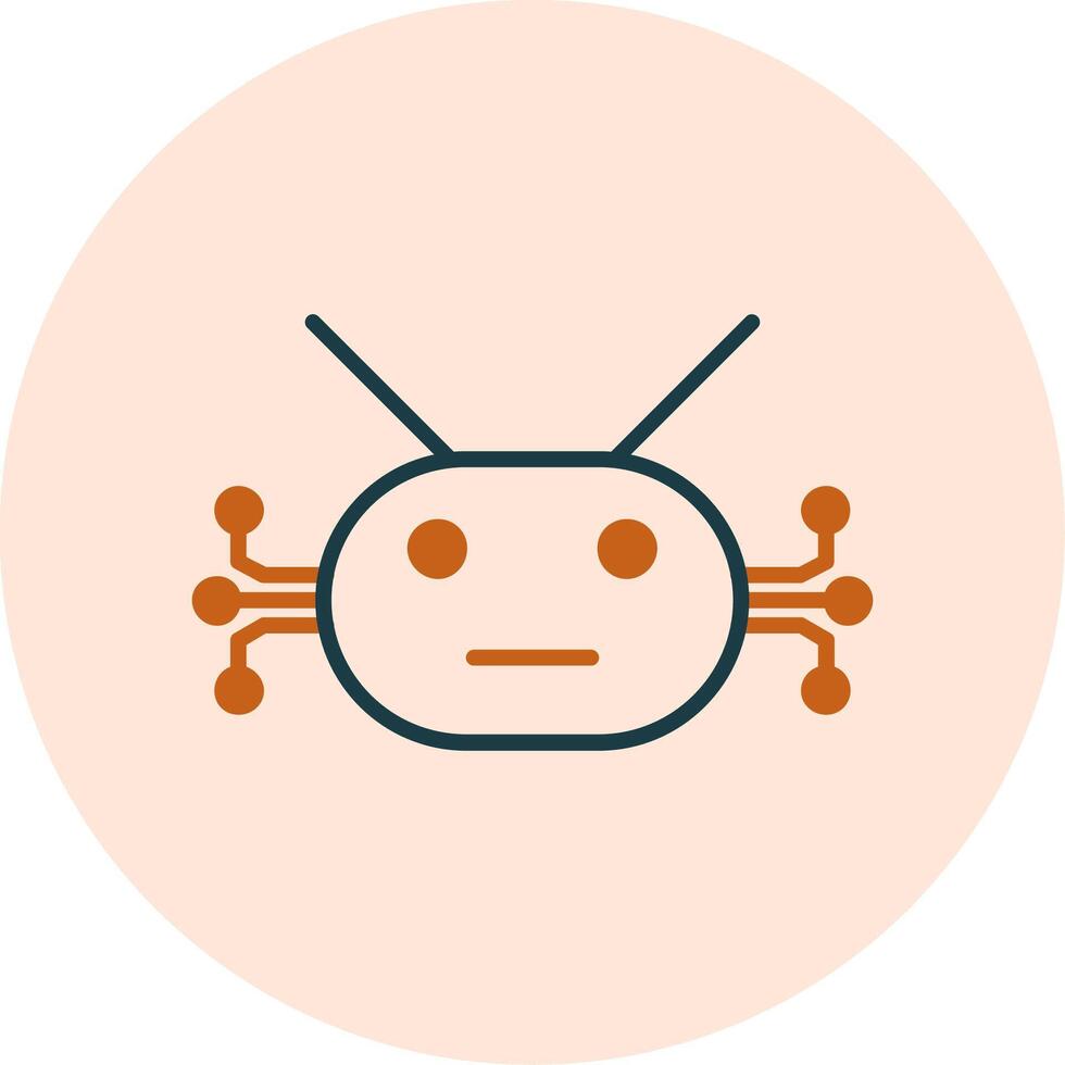 Cyborg Vector Icon
