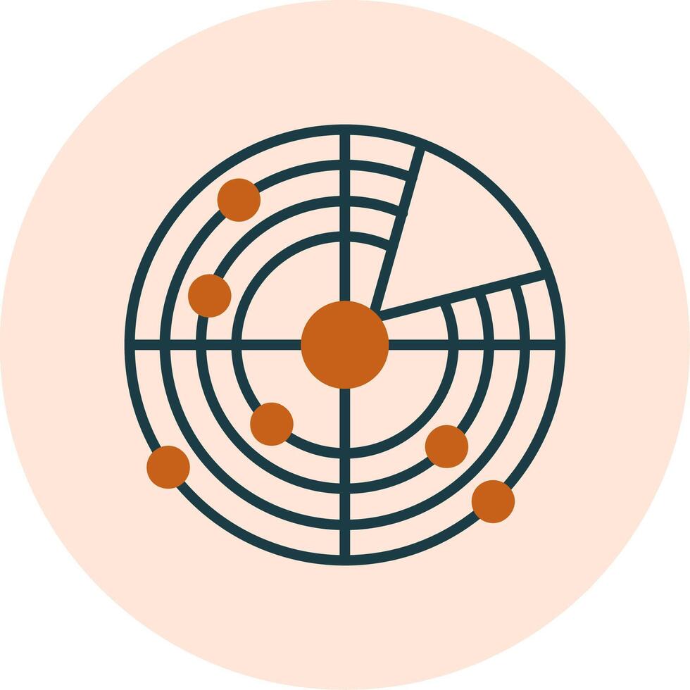 Radar Vector Icon