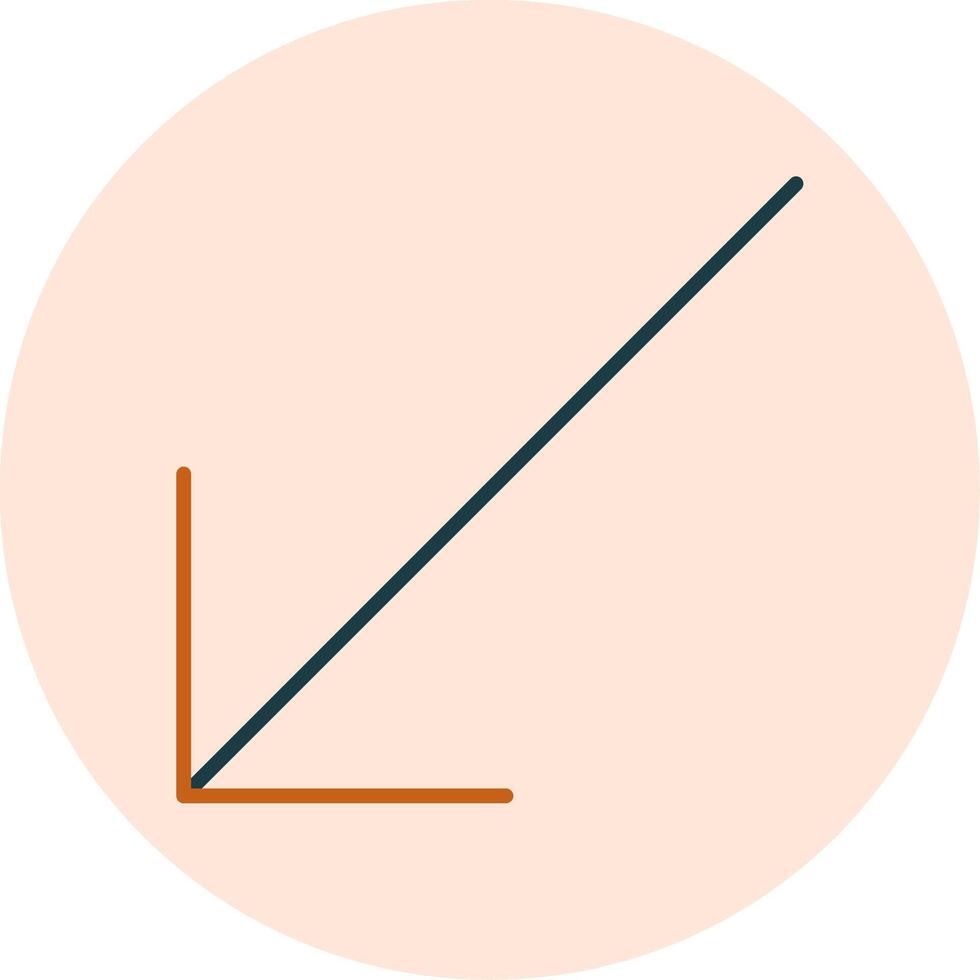 Down Left Arrow Vector Icon