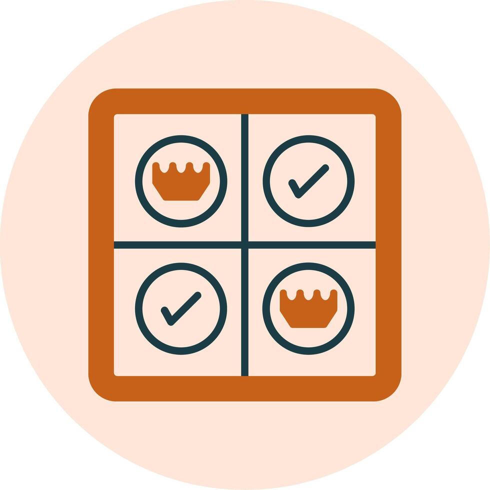 Checkers Vector Icon