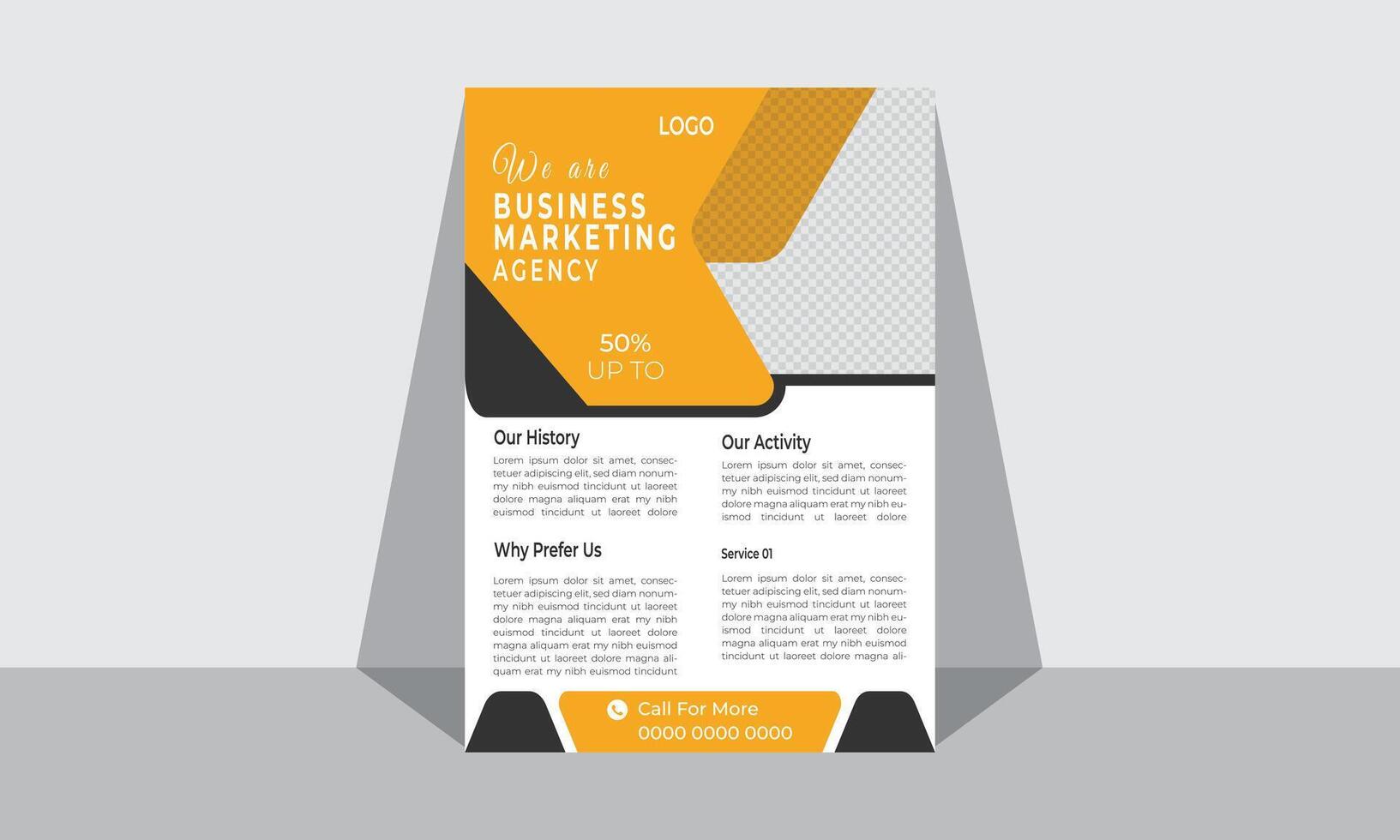 Modern Business flyer Design template vector