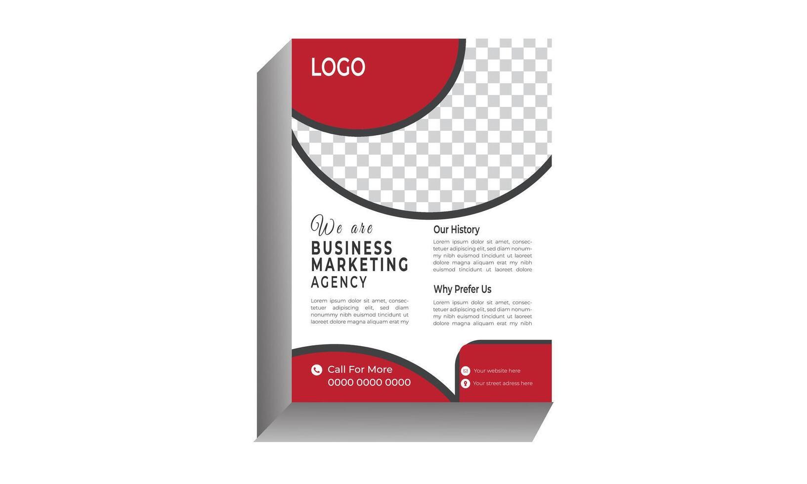 Modern Business flyer Design template vector