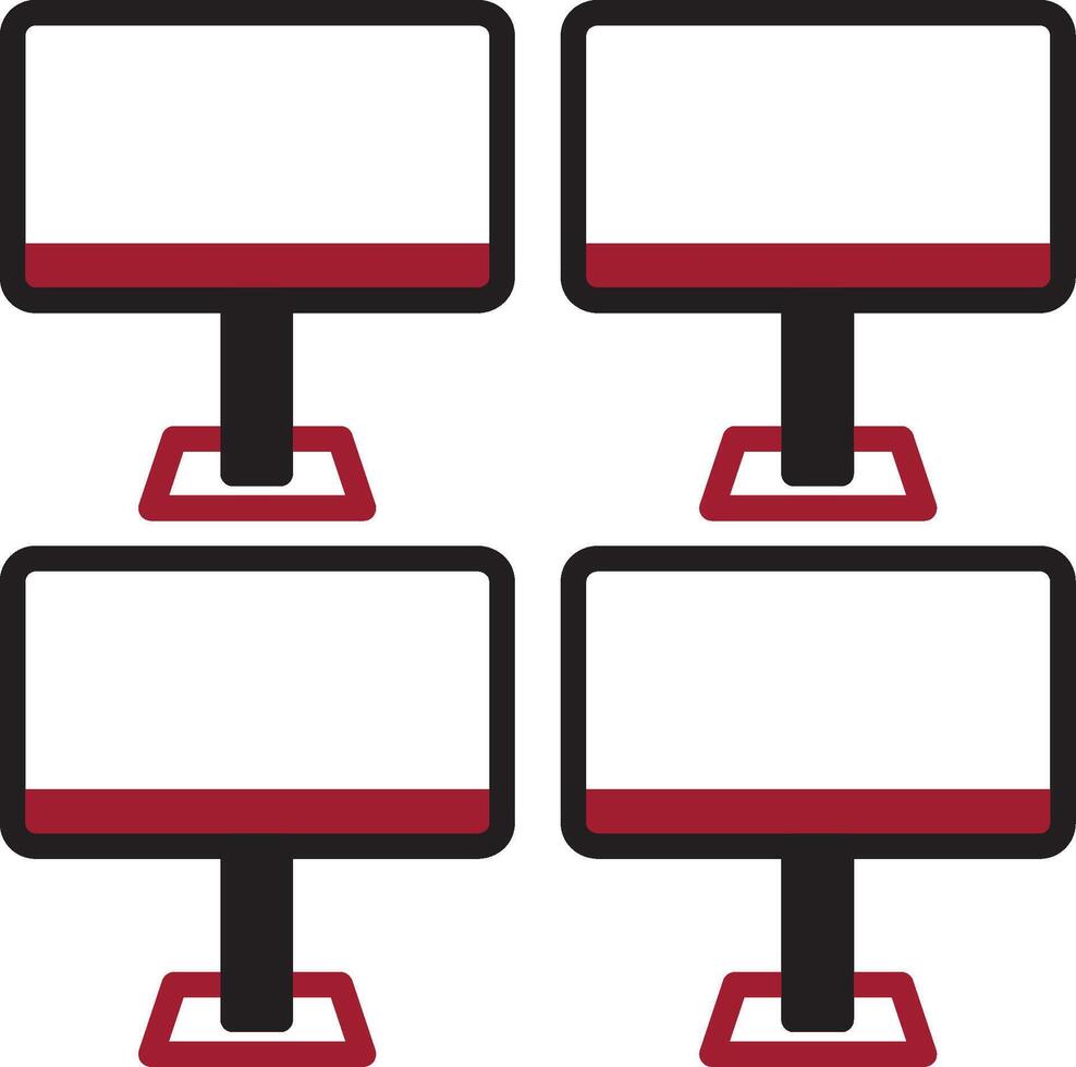 Monitors Vector Icon