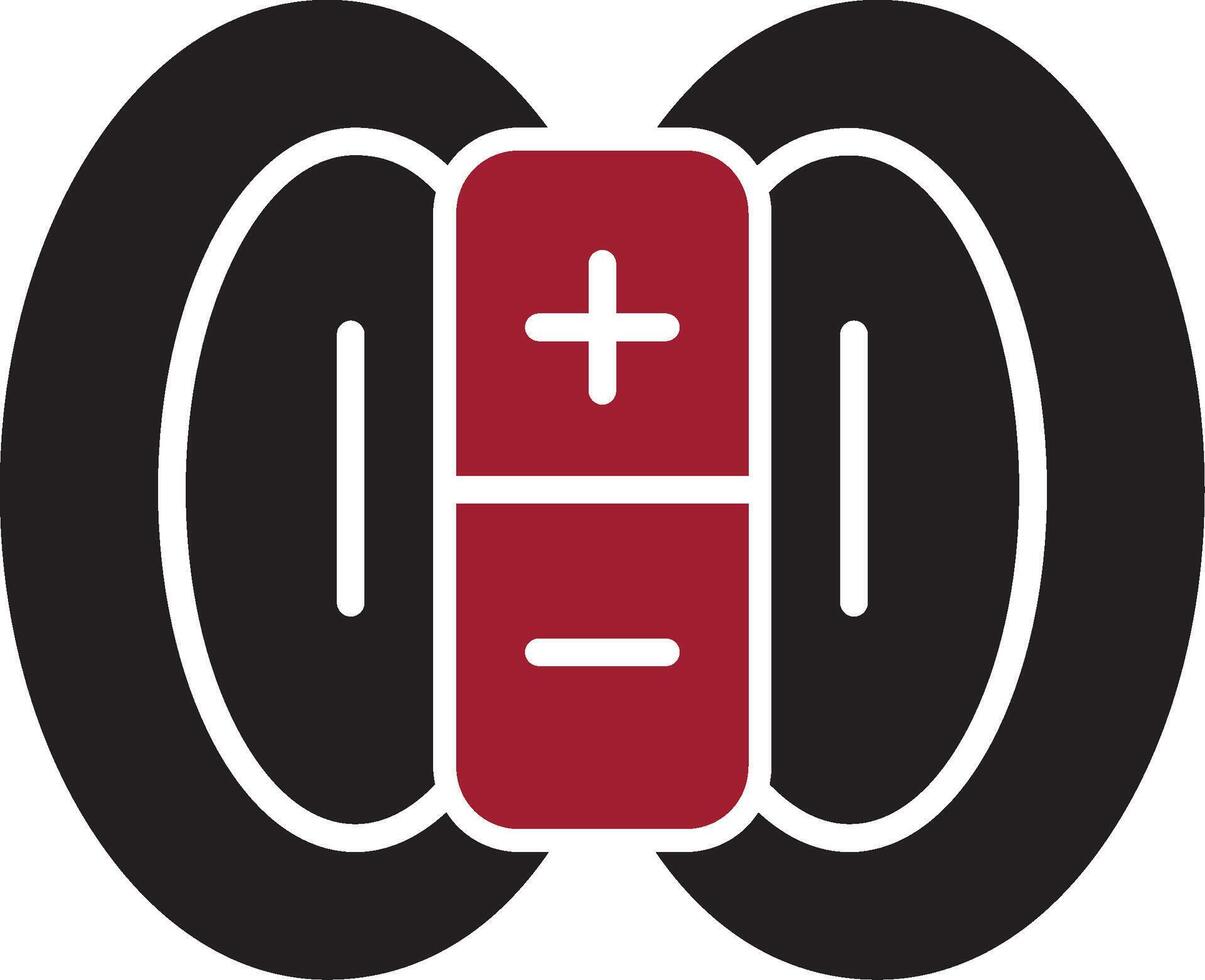 Magnetic Field Vector Icon