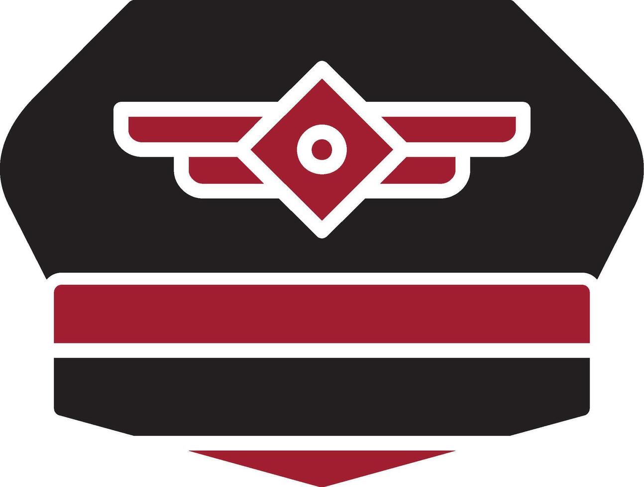 Pilot Hat Vector Icon