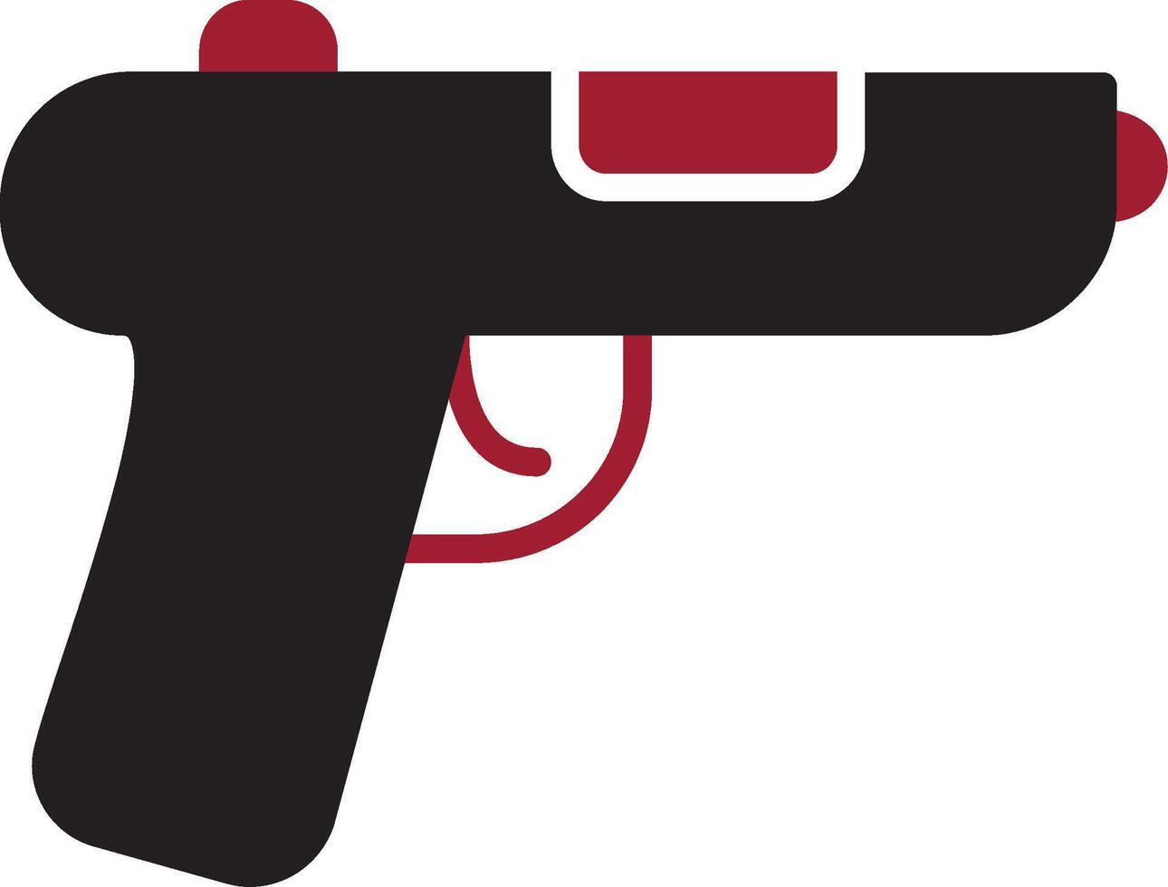 icono de vector de pistola