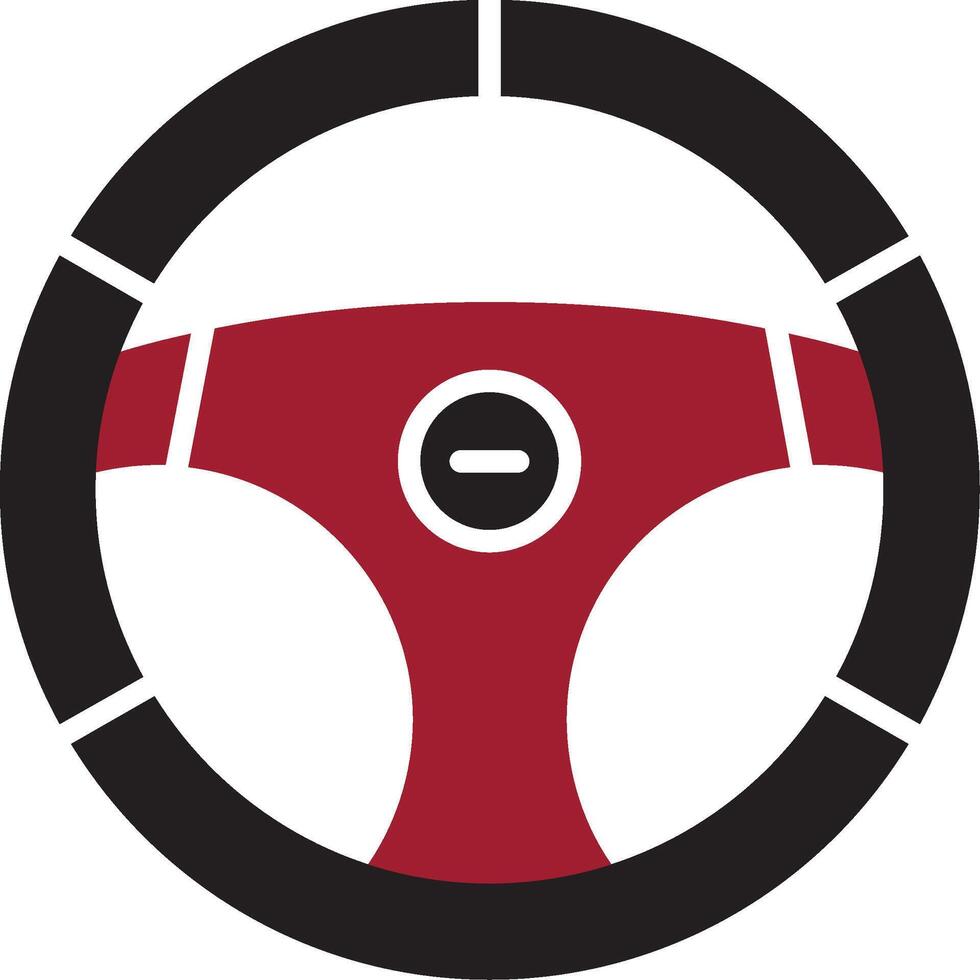 Steering Wheel Vector Icon