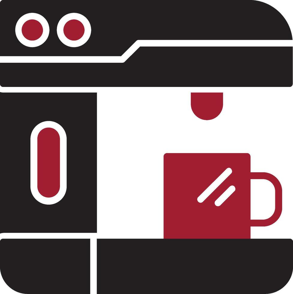 icono de vector de cafetera