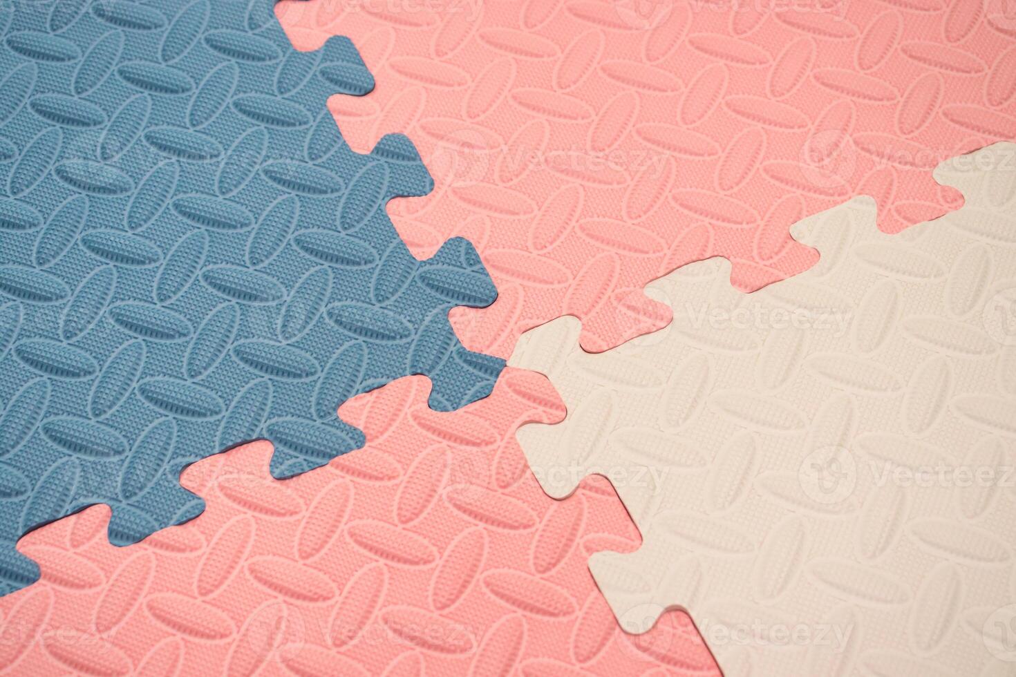 Concept for teamwork or problem solving. Multicolor jigsaw puzzle. After some edits. photo