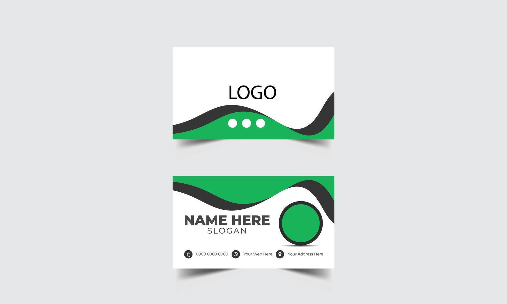 modern business card design template vector