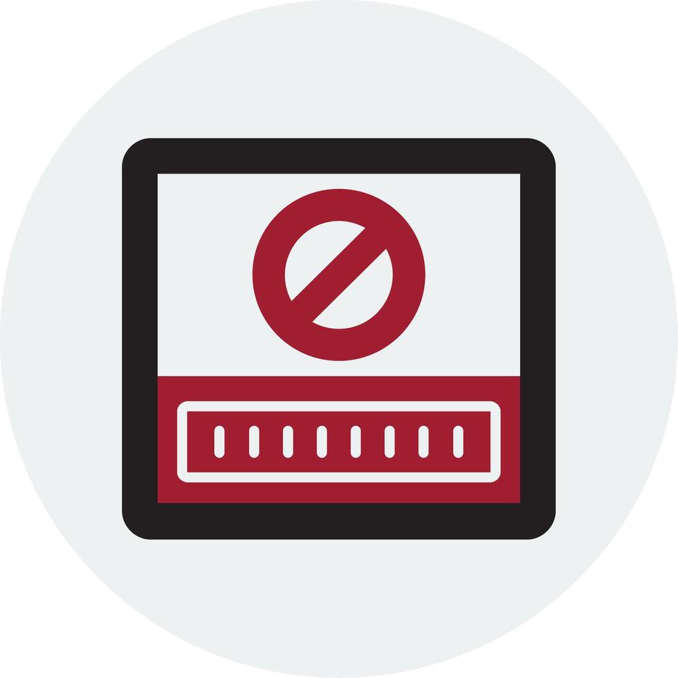Stop Vector Icon