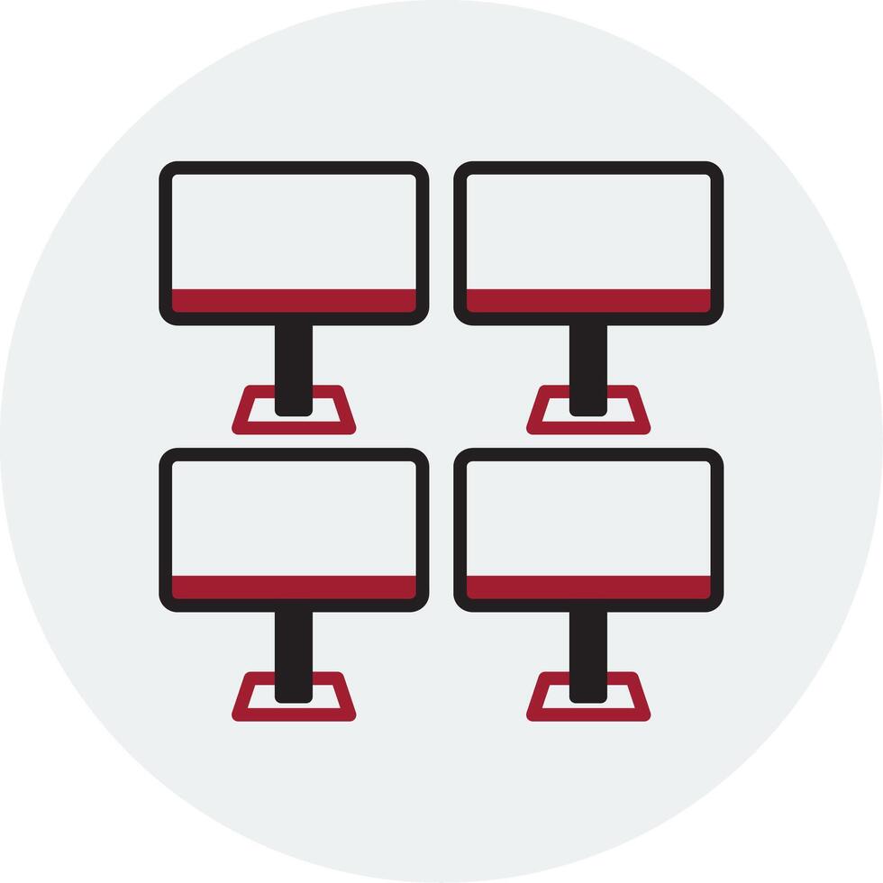 Monitors Vector Icon