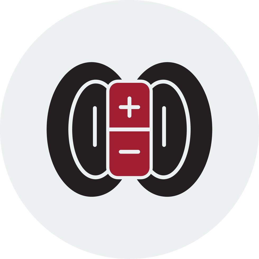 Magnetic Field Vector Icon