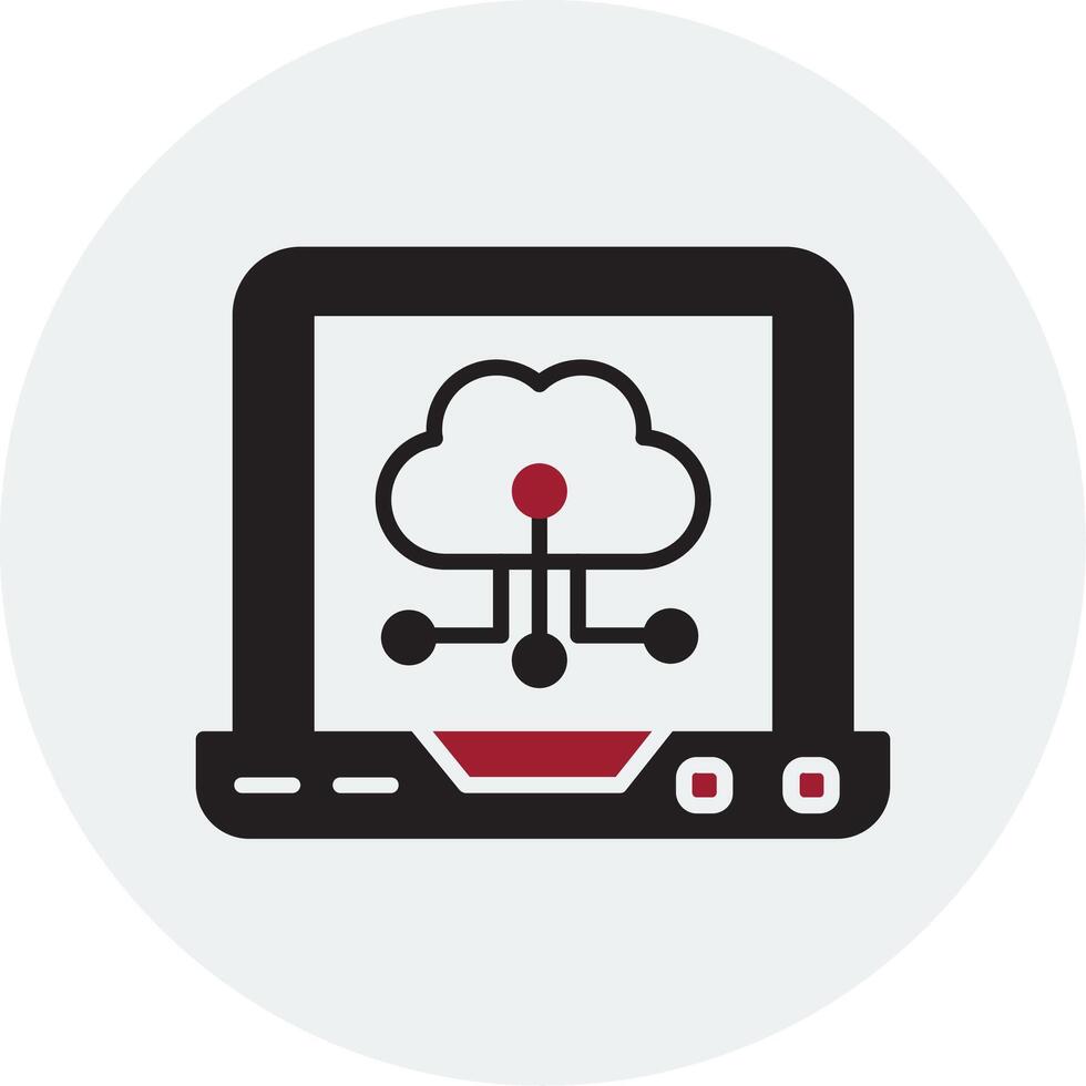 Cloud Computing Vector Icon