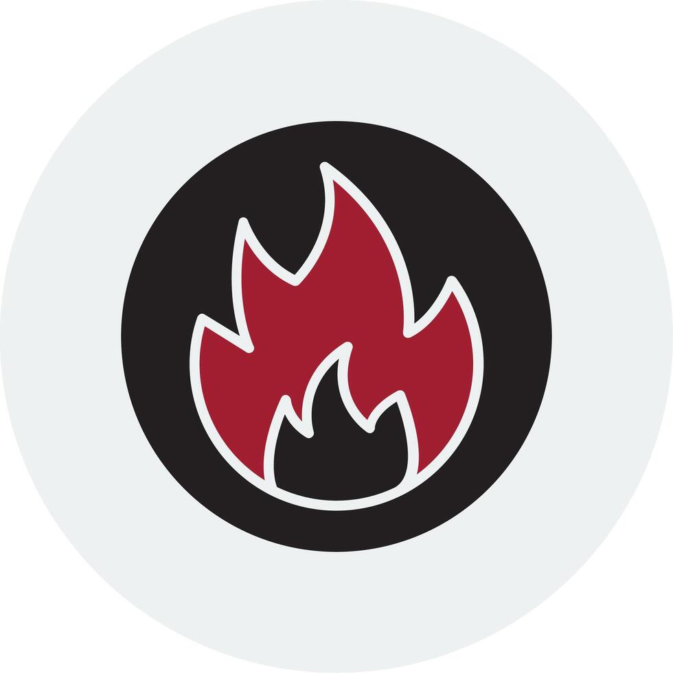 Flammable Vector Icon