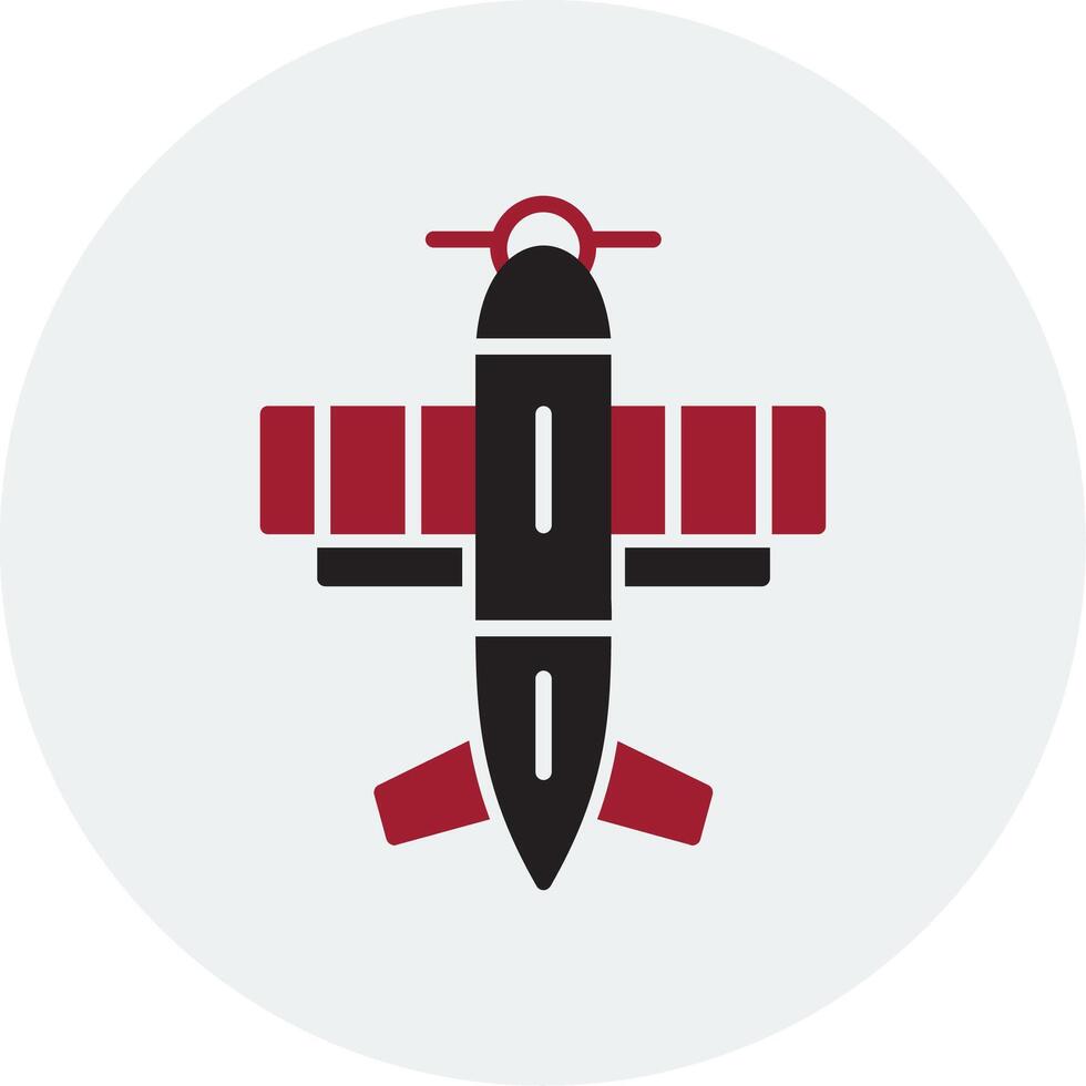 Biplane Vector Icon