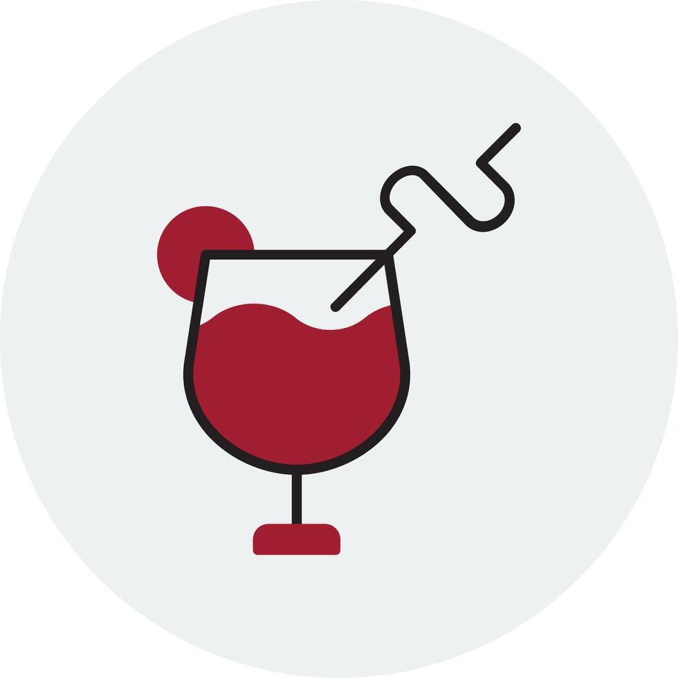 Cocktail Drink Vector Icon