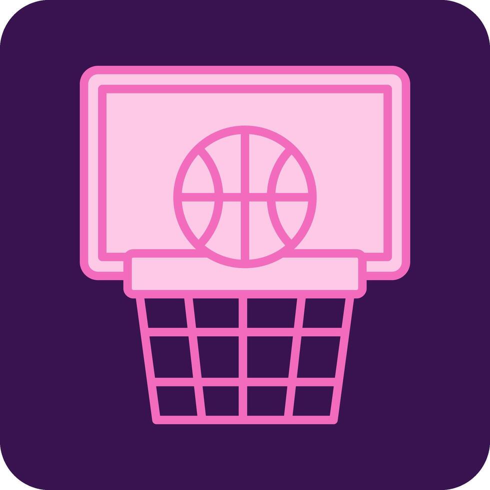 icono de vector de baloncesto