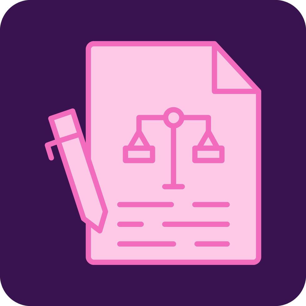 Contract Vector Icon