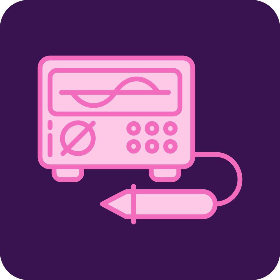 Oscilloscope Vector Icon