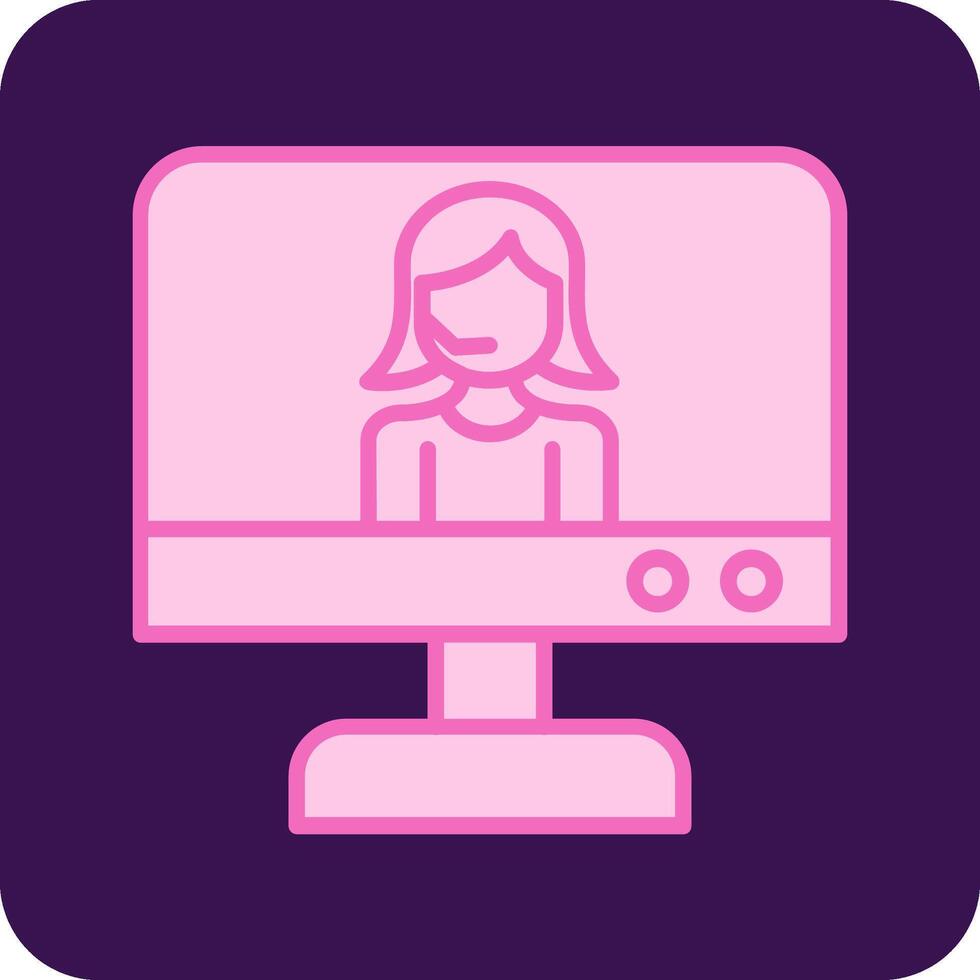 Online Support Vector Icon