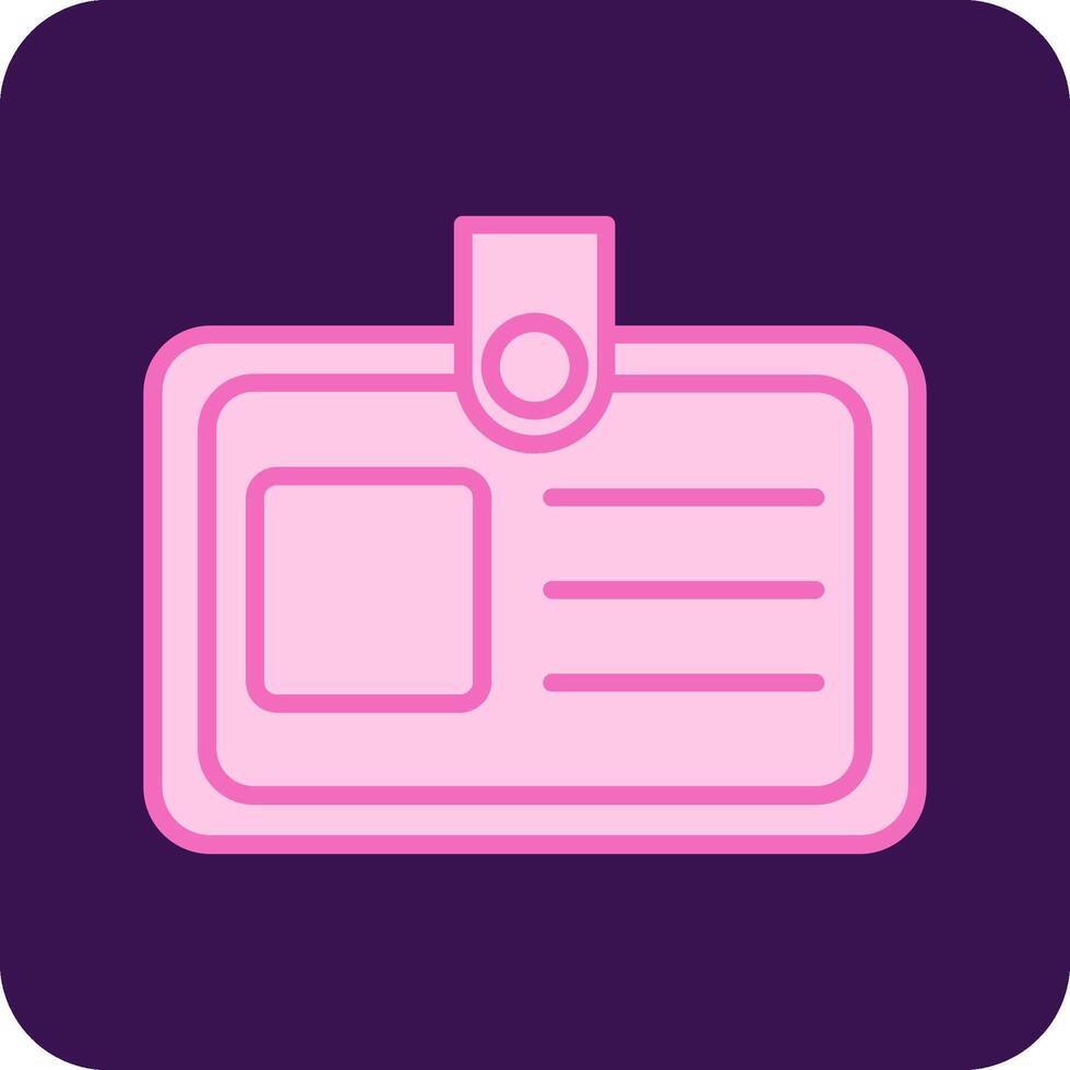 Identification Card Vector Icon