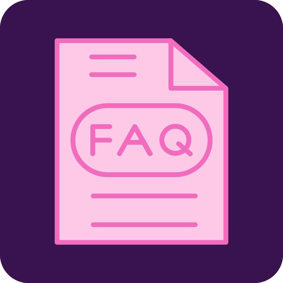 Faq Vector Icon