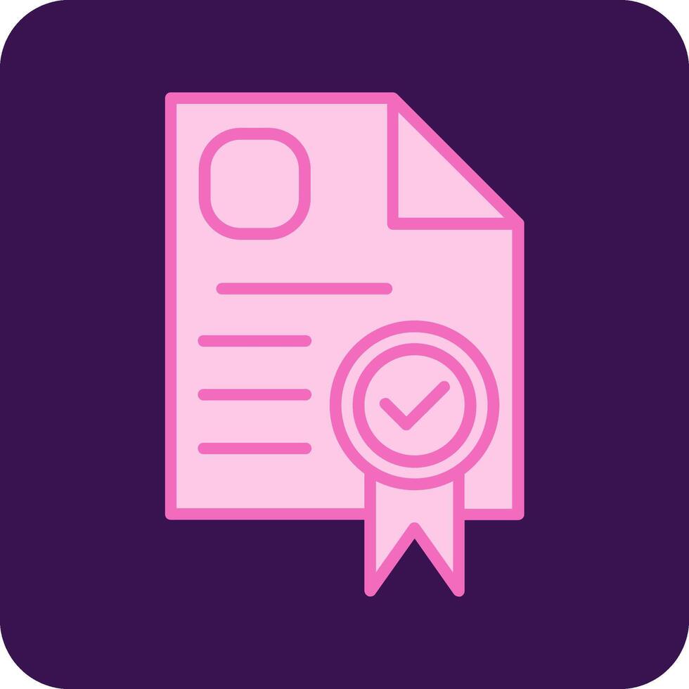 Certified Vector Icon