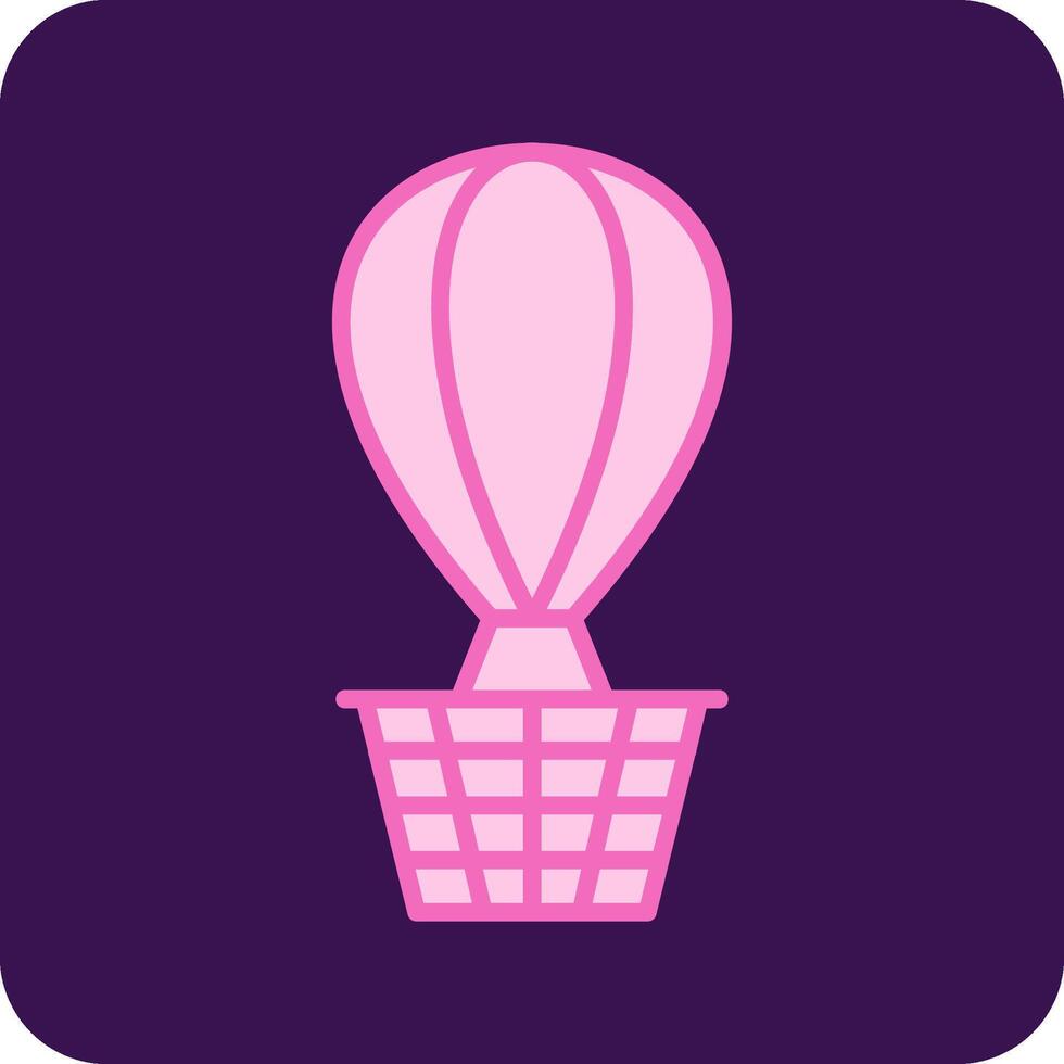 Hot Air Balloon Vector Icon