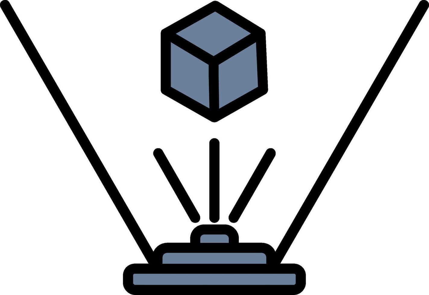 Hologram Vector Icon