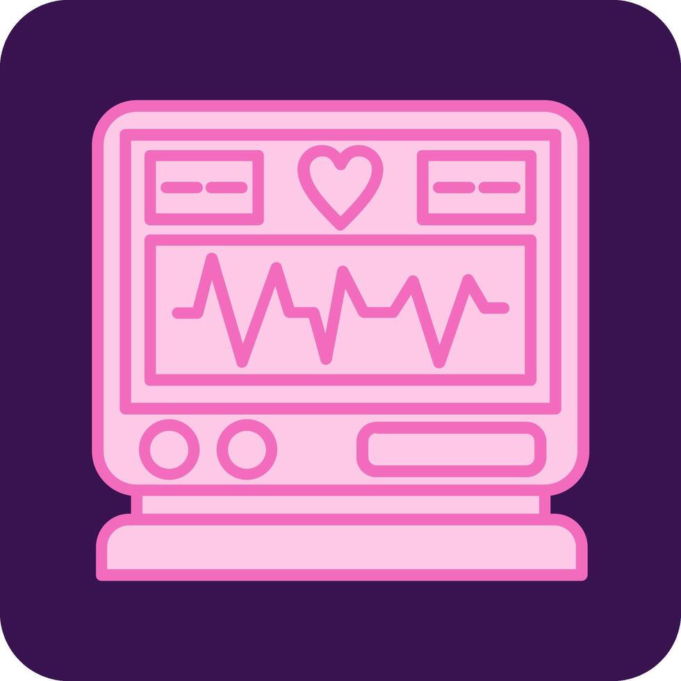 Electrocardiogram Vector Icon