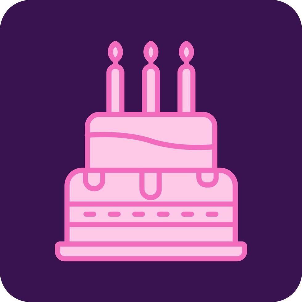 Birthday Cake Vector Icon