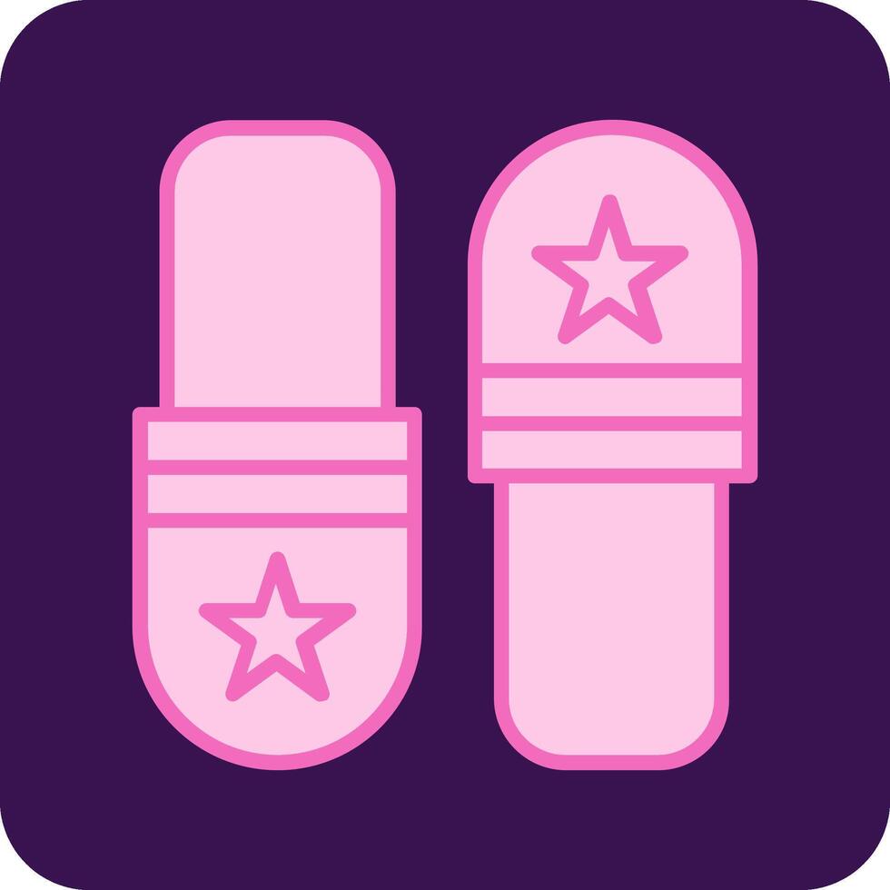 Slippers Vector Icon