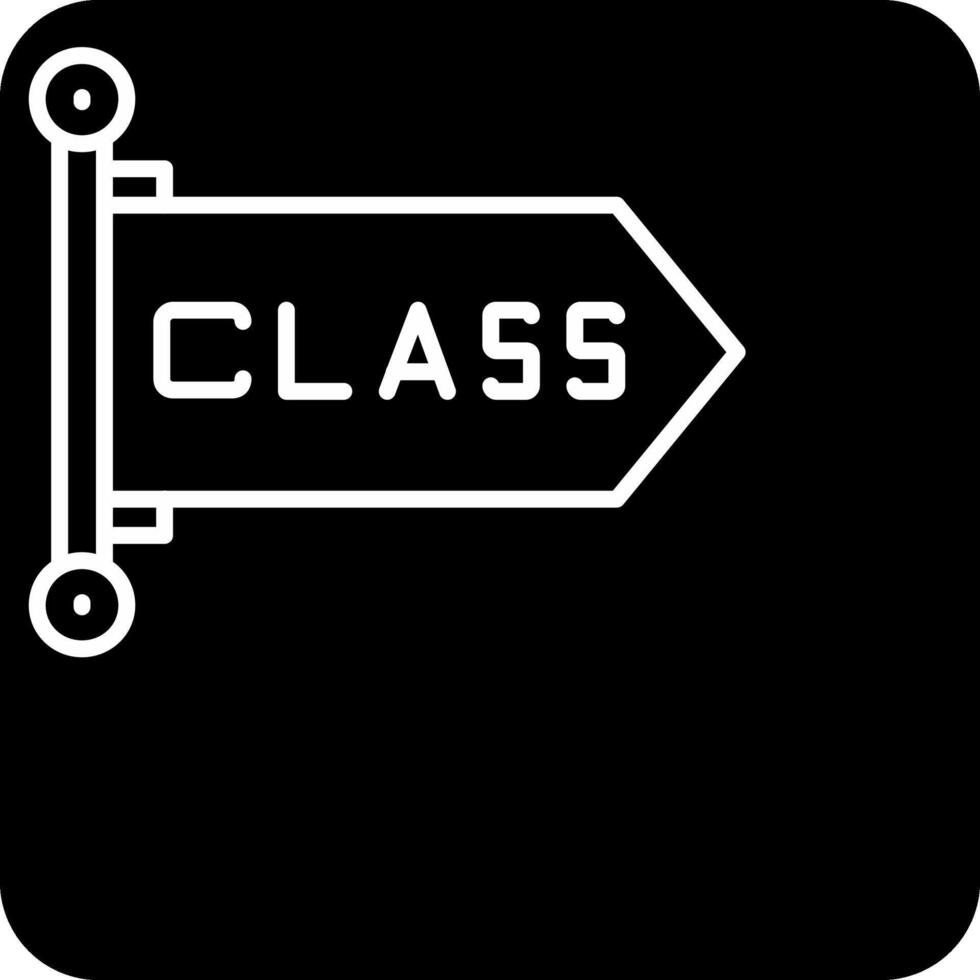 icono de vector de clase