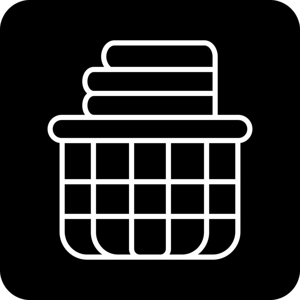 Laundry Basket Vector Icon