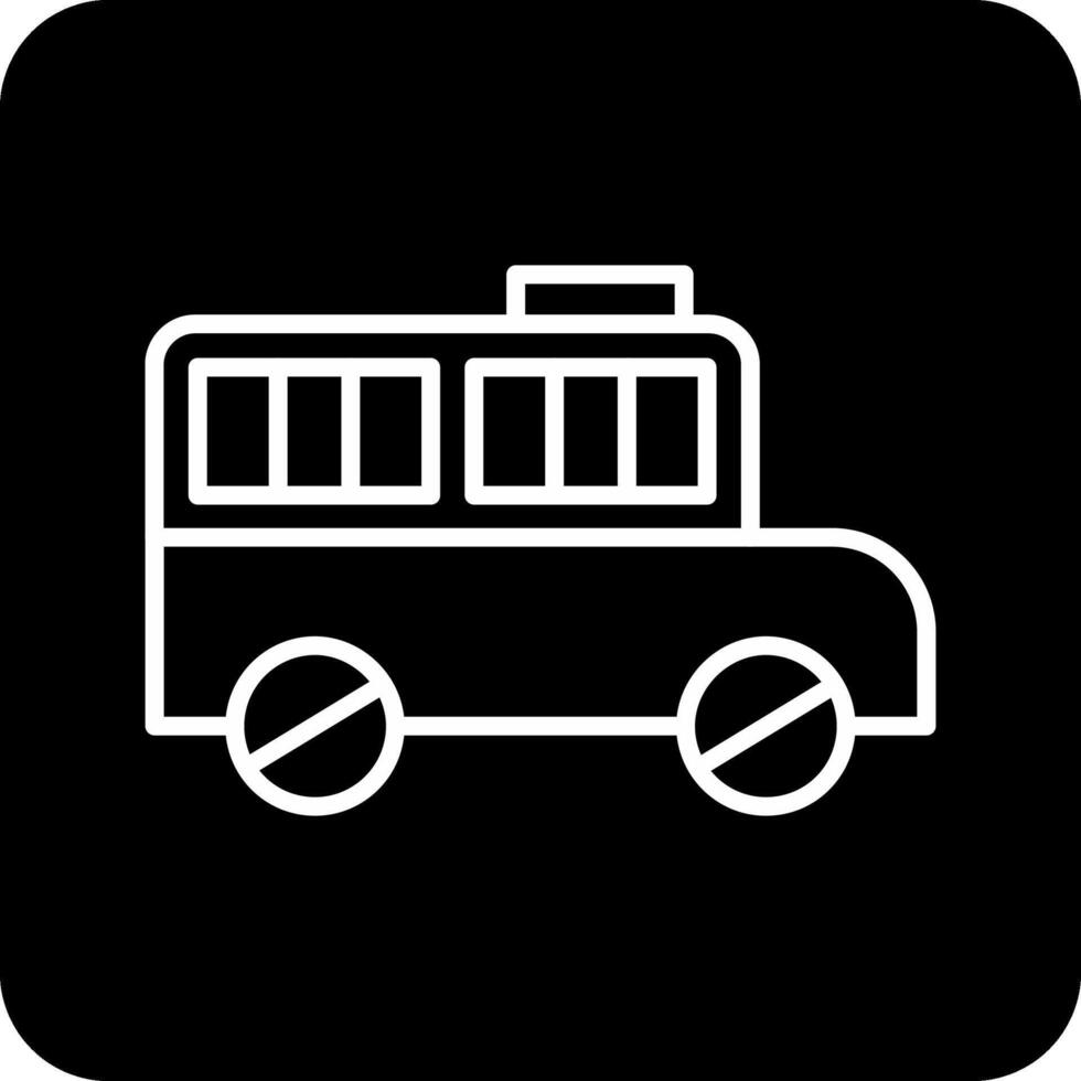 prisión autobús vector icono