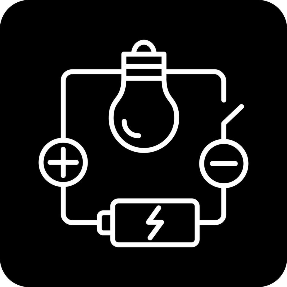 icono de vector de circuito eléctrico