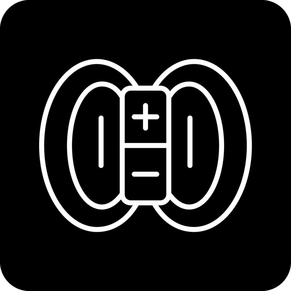 Magnetic Field Vector Icon